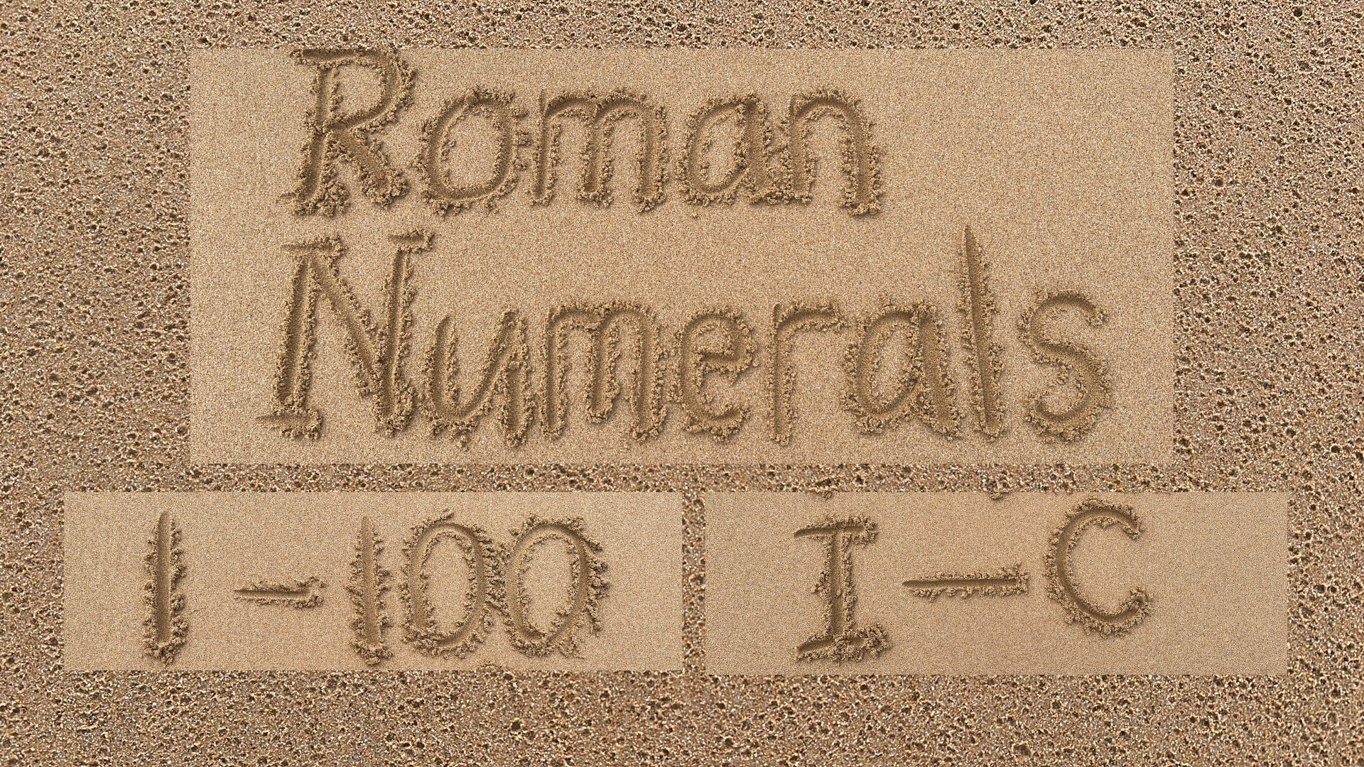 Learn Roman Numerals